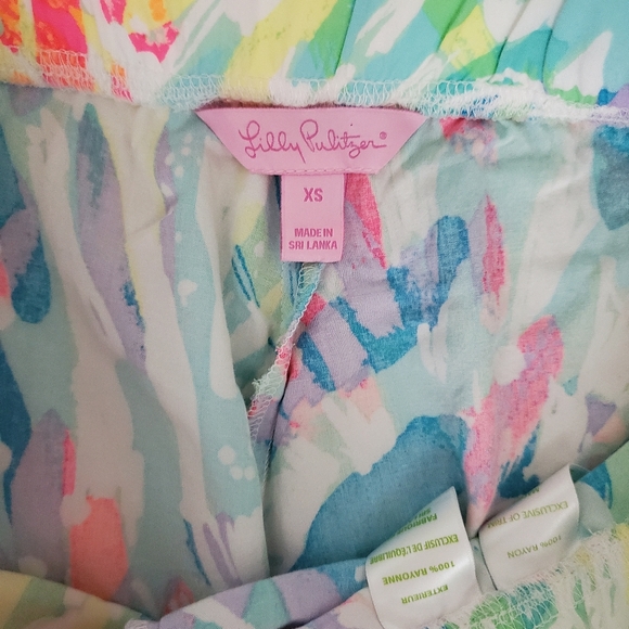 Lilly Pulitzer Sparkling Sands Bal Harbour Palazzo Pants szXS - Picture 3 of 15